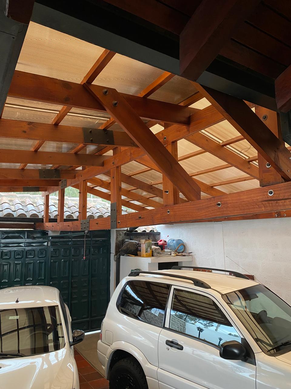 Pérgola Madera Detalle